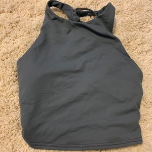 Alo yoga movement bra in concrete